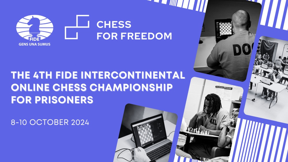 The 4th FIDE Intercontinental Online Chess Championship for Prisoners